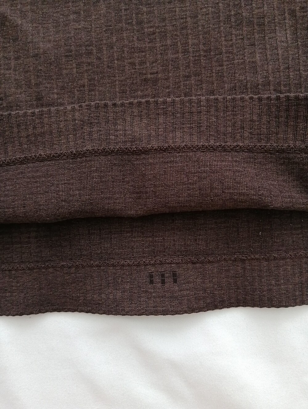 Lululemon Ebb To Street Brown Ribbed Racerback Tank Size 8 - Picture 6 of 10